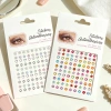 AB Colorful Five-pointed Star Heart Diamond Self-Adhesive Facial Eye Makeup Diamond Concert Stage Nail Art Color Diamond Stickers Specification image